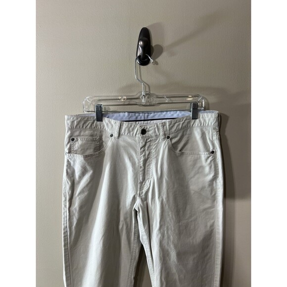Peter Millar Collection Khaki Pants Size Mens 35 Pima Cotton Golf Athleisure - Picture 10 of 15